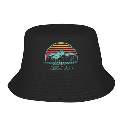 Lion And Sun Emblem of Persia Iran Bucket Hat