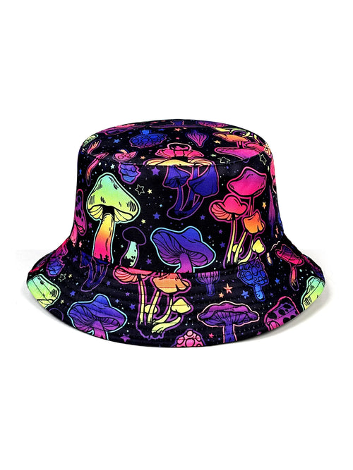 Dreamy Colorful Mushroom Bucket Hat