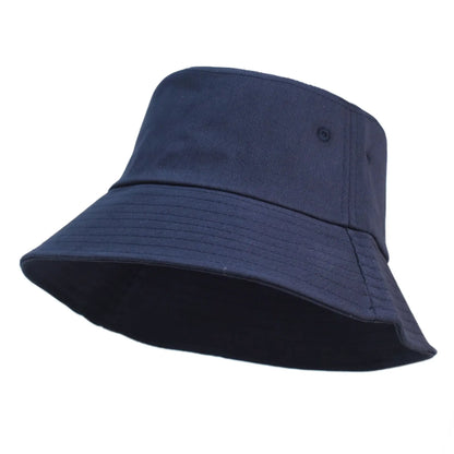 Big Head Man Large Size Sun Hat Women Blank Cap Plus Size Bucket Hats 56-58cm 60-63cm