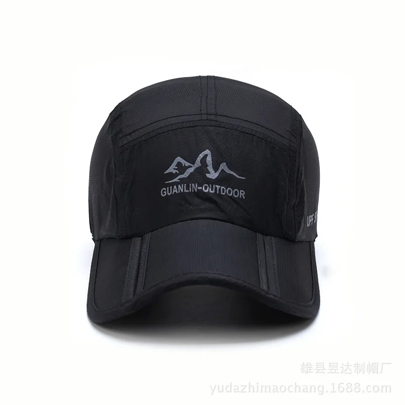 Mens Waterproof Golf Baseball Cap Windproof Breathable UPF50+