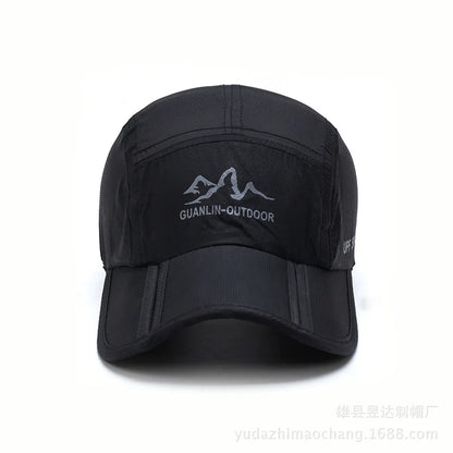 Mens Waterproof Golf Baseball Cap Windproof Breathable UPF50+