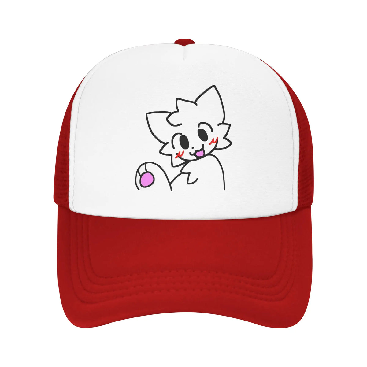 Boykisser Happy Paw Adjustable Mesh Baseball Hat