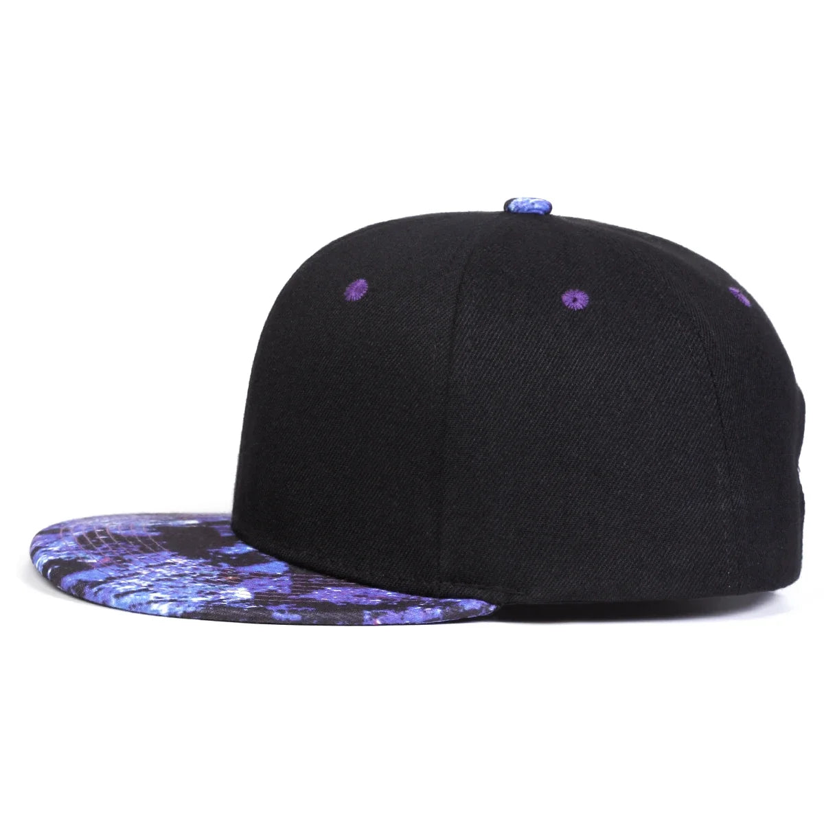 Unisex Purple Starry Sky Printing Hip-hop Hats Fashion Outdoor