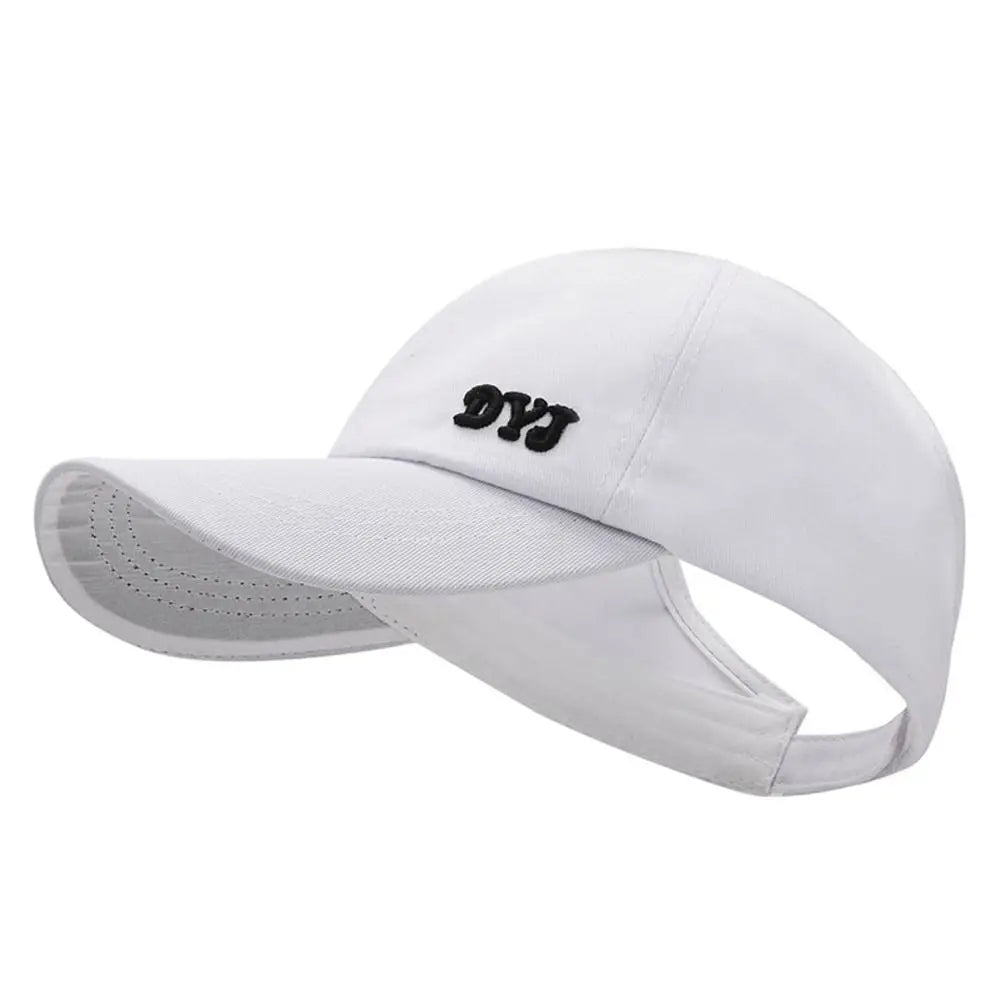 Sun Protection Cotton Ponytail Hat Baseball Hat