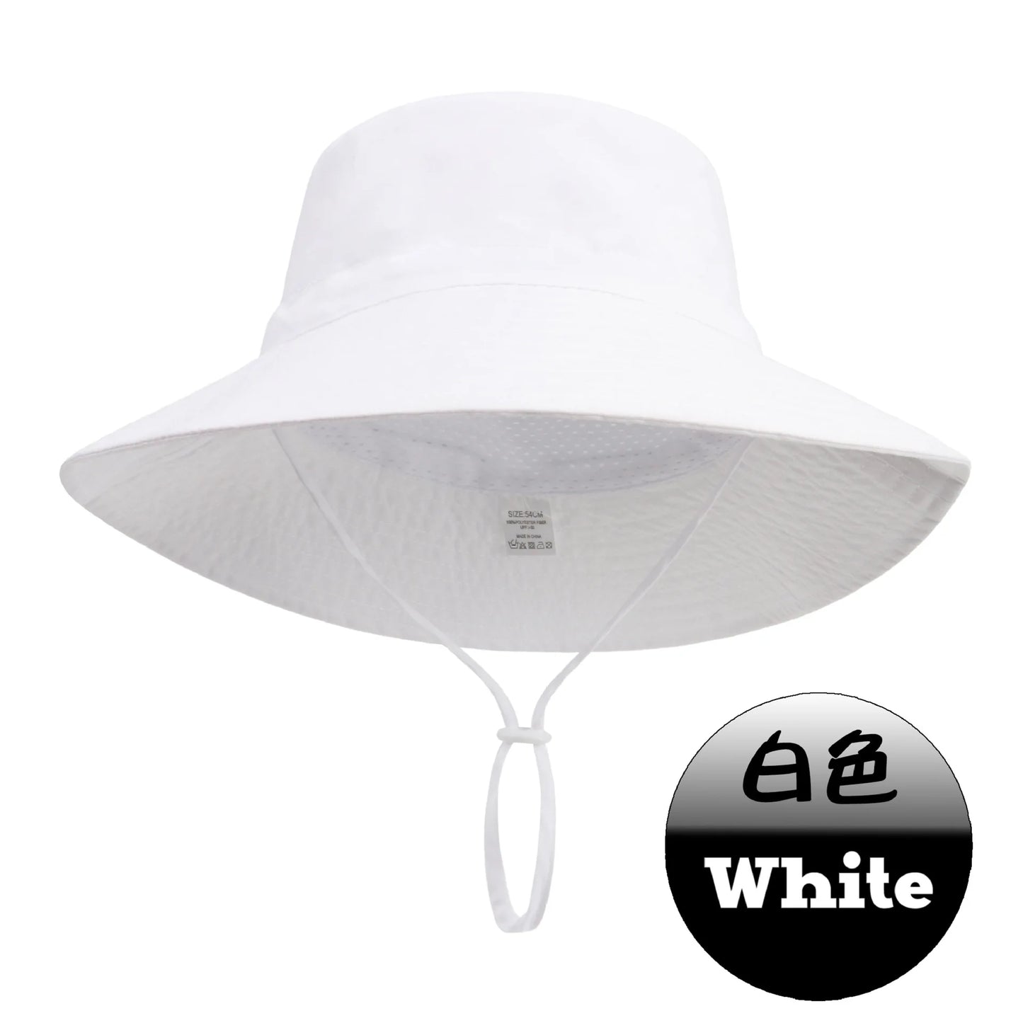 Summer Big Brim For Child Soft Breathable For Boys And Girls Outdoor Bucket Hat