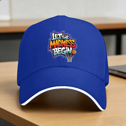 Mad March Begin Basketball Graffiti Squad Tournament Baseball Cap