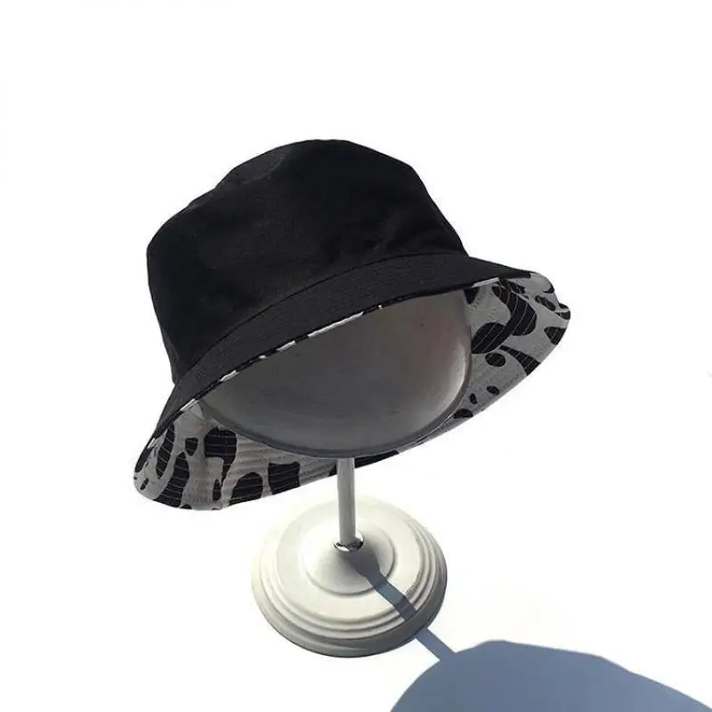 Bucket Hat Women Men Unisex Panda Printed Fisherman Cap Female