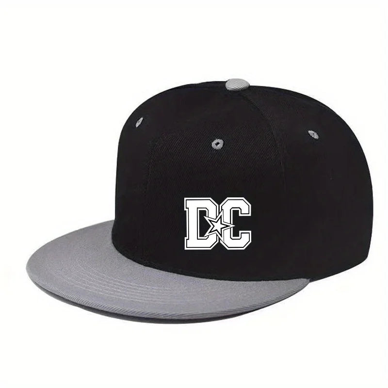 Unisex Letter Print Hip-hop Snapback Cap
