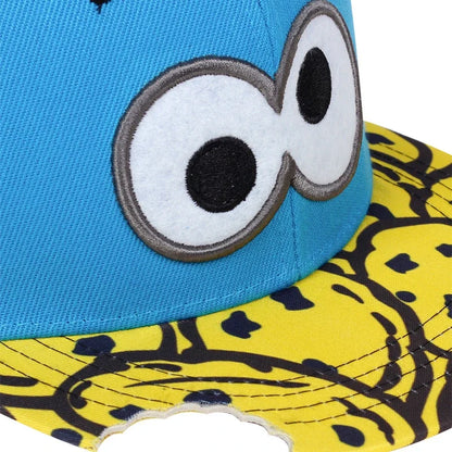 Unisex Eye PIZZA Embroidery Hip-hop Hats Spring Autumn Snapback Caps