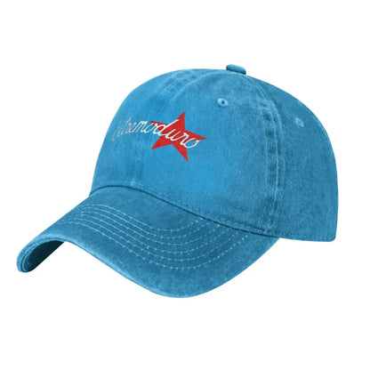 Extremoduro, Red Star Design Demin Cap Baseball Cap