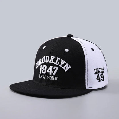 1PC 1947  Embroidery Snapback Hat High Quality Baseball Cap
