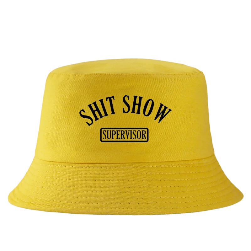 Shit Show Print Reversible Bucket Hat