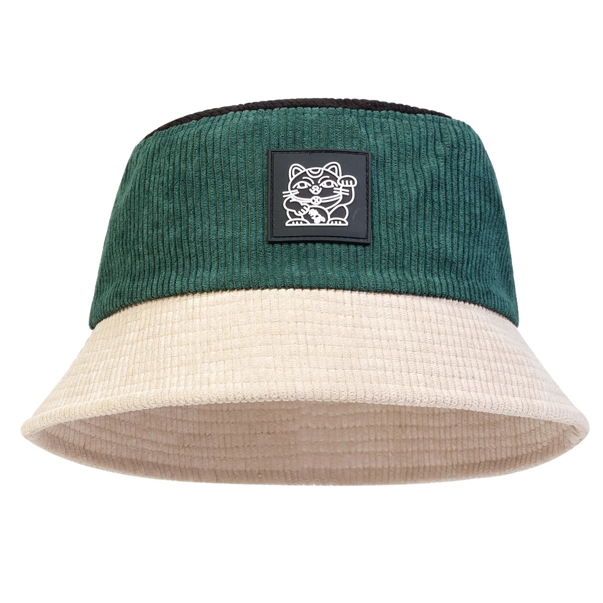 Unisex Cat Embroidery Personality Bucket Hats Fishermen Caps Sunscreen Hat