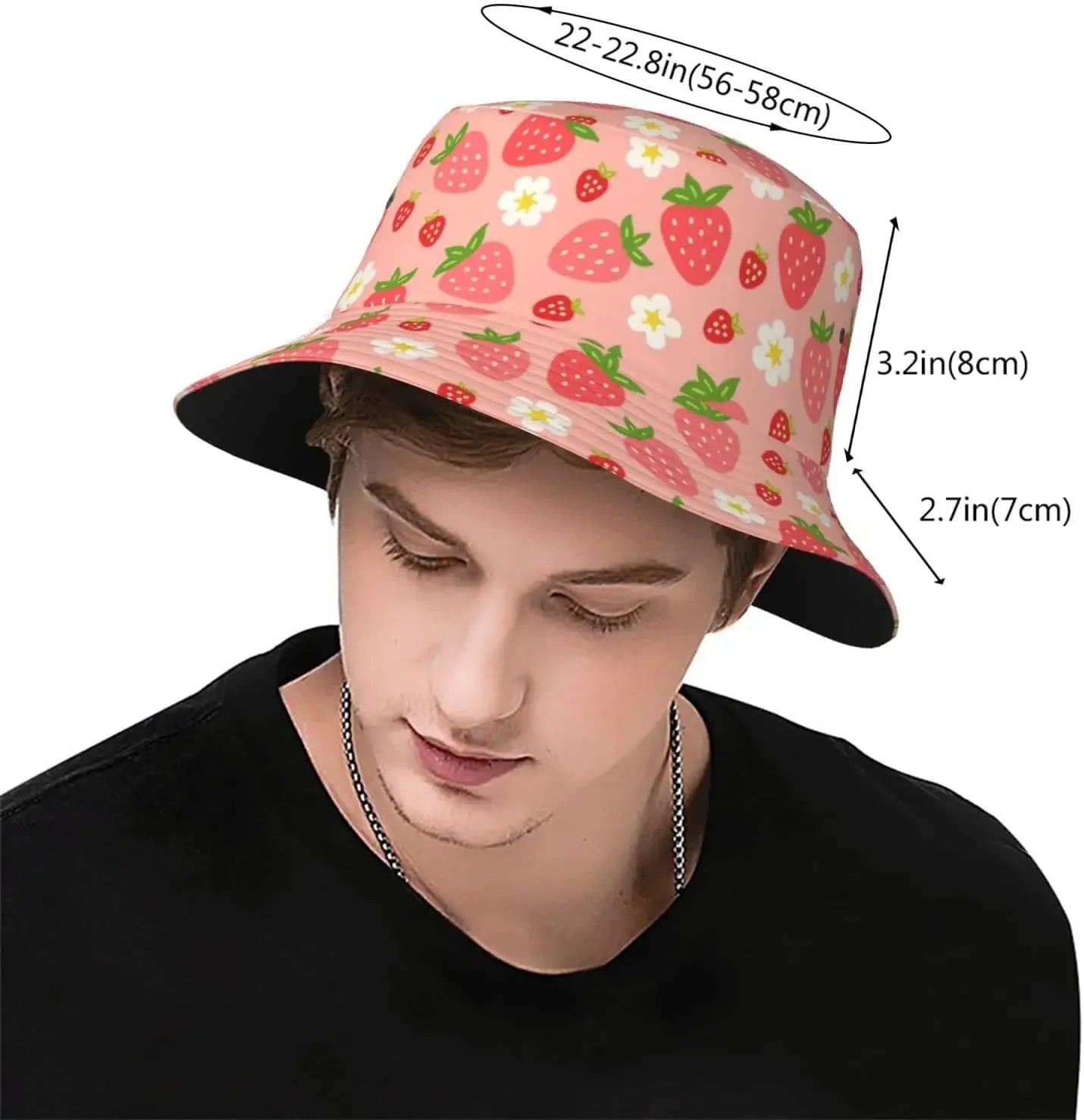 Colorful Mushroom Daisy Aesthetic Gift Mens Bucket Hat