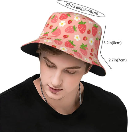 Colorful Mushroom Daisy Aesthetic Gift Mens Bucket Hat