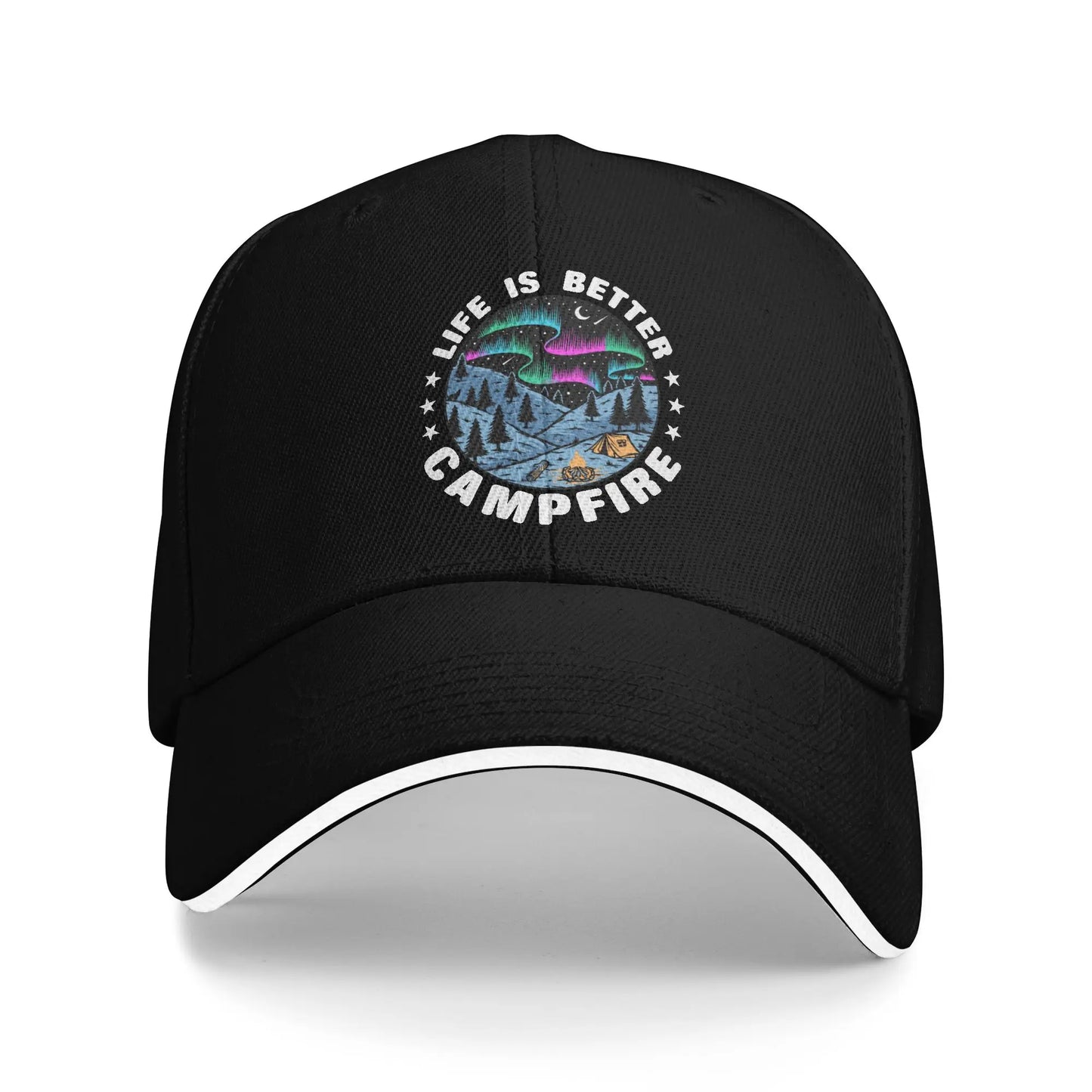 Fashion Unisex Mountain Camping Adventure Camper Baseball Cap