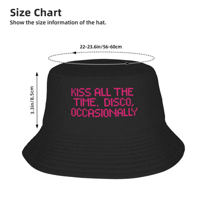 Men Women Kiss All the Time Bucket Hat