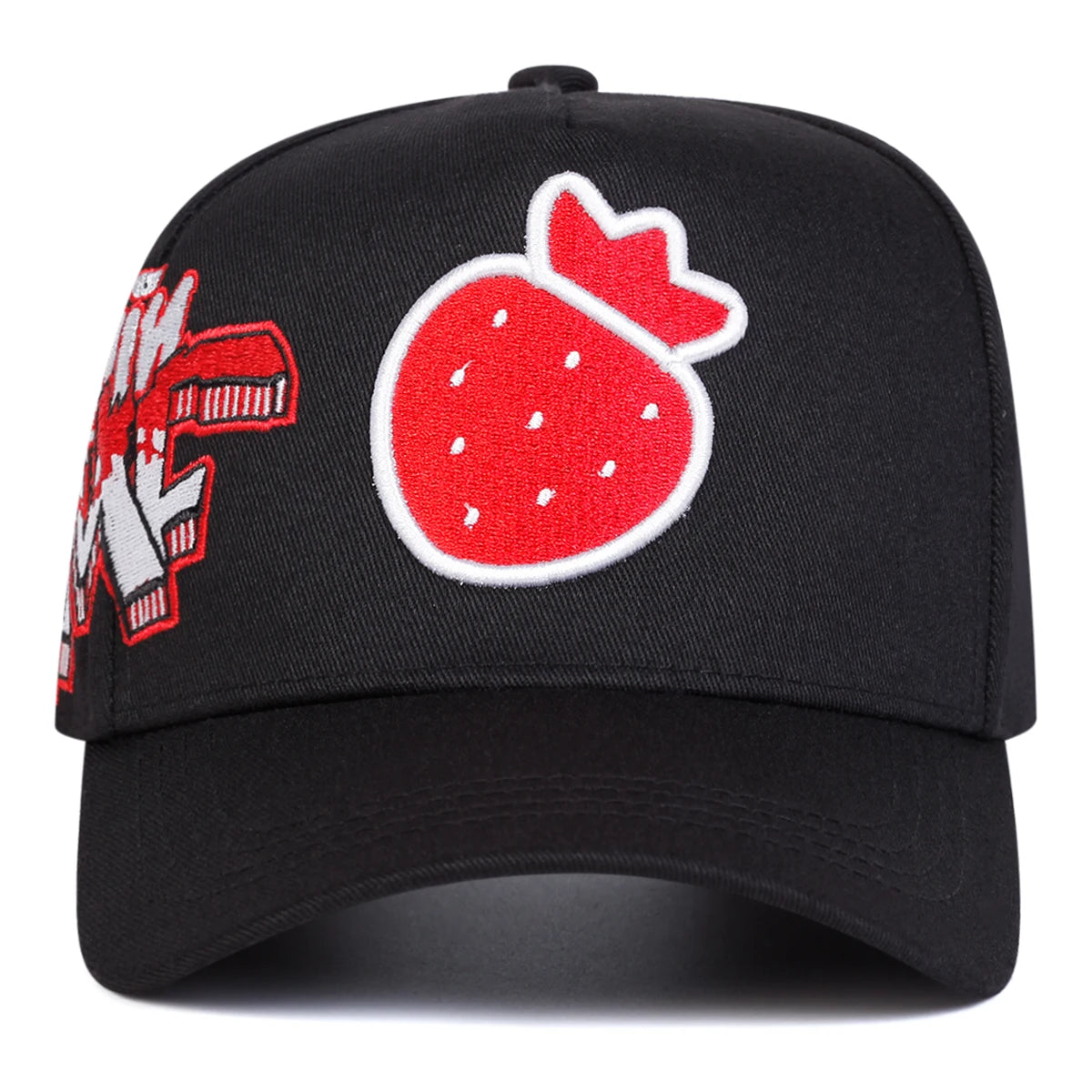Unisex Strawberry Embroidery Baseball Caps