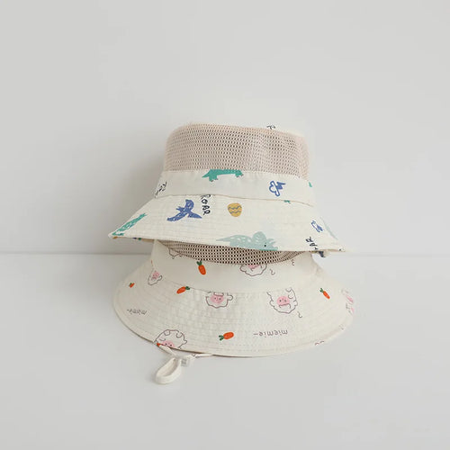 Soft Mesh Children Bucket Hat New Summer Baby Boy Girl