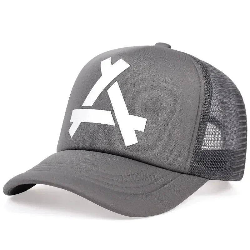New Unisex A- Letter Printing Baseball Net Caps Hip Hop Cap Spring And Summer
