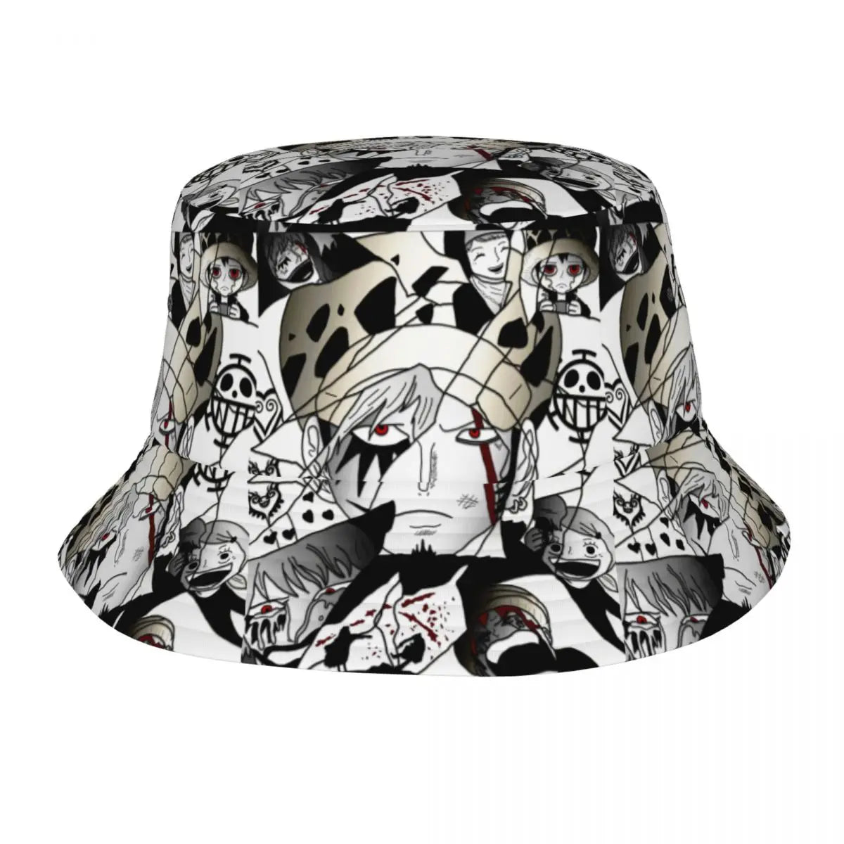 One Piece Straw Hat Luffy Skull Logo Bucket Hat