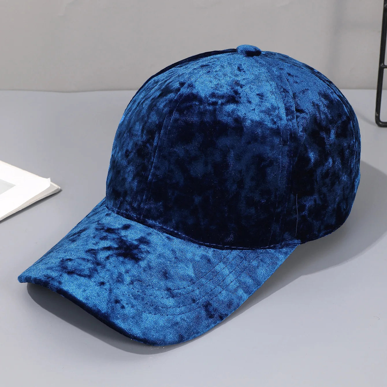 Autumn Winter Velvet Baseball Cap - Unisex Curved Brim Casual Hat