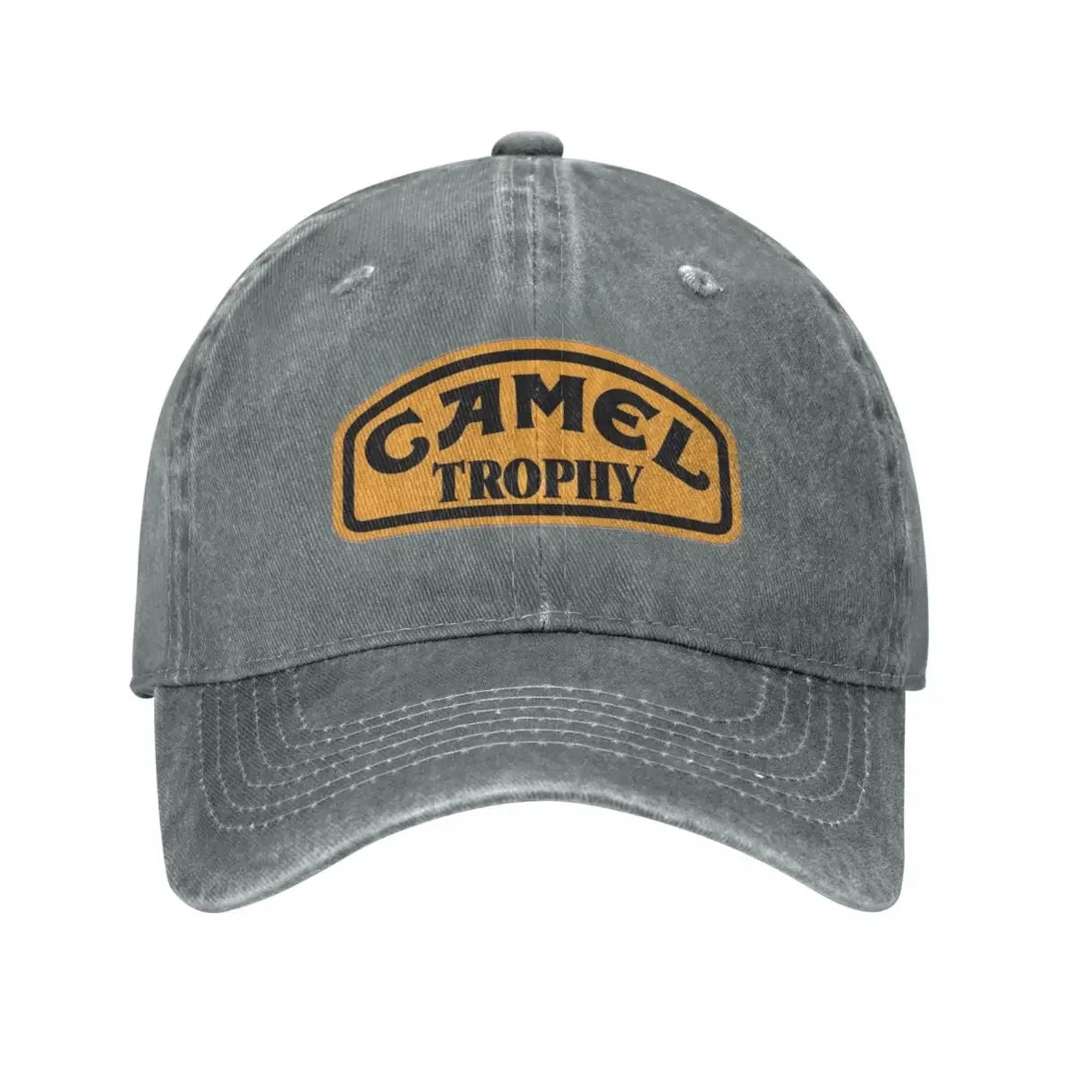 Camel Trophy Classic Logo Baseball Cap Vintage Distressed Denim