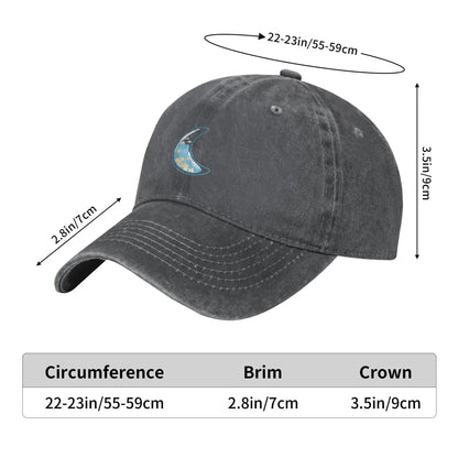 Fashion Twin Soulmates Moon Baseball Cap