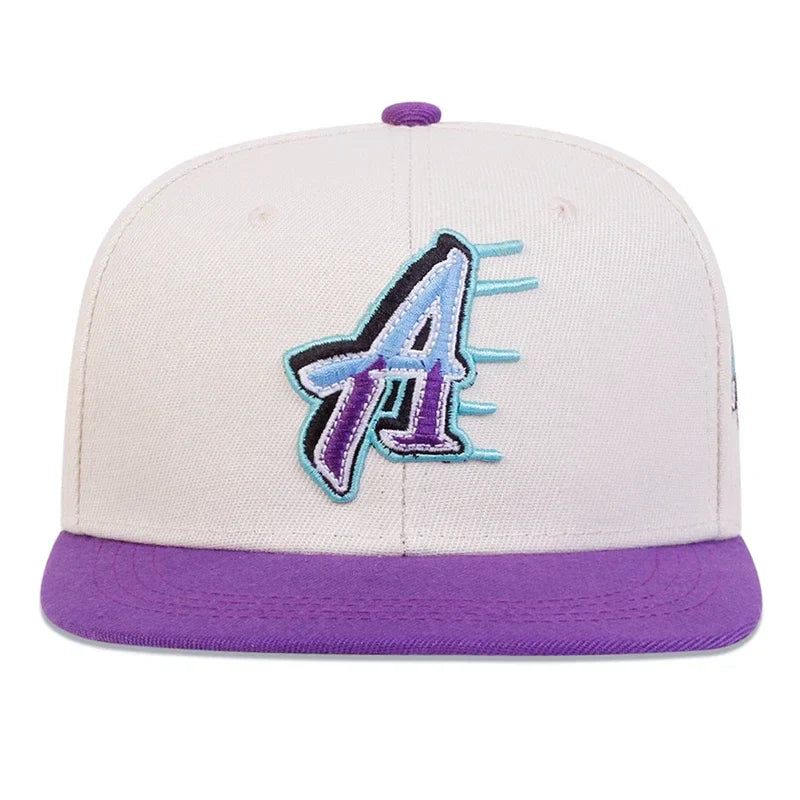 Unisex A Letter Embroidery Hip-hop Hats