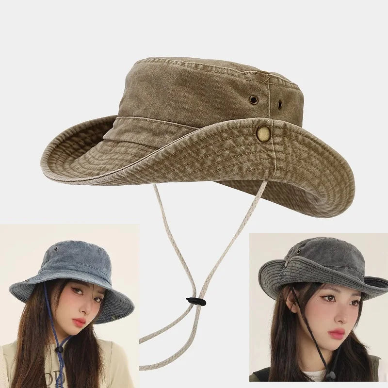 Summer Spring Autumn Caps S Big Headun Visor Hiphop Bucket Hats
