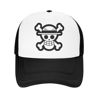Trafalgar D Law One-Pieces Flag Mesh Baseball Cap