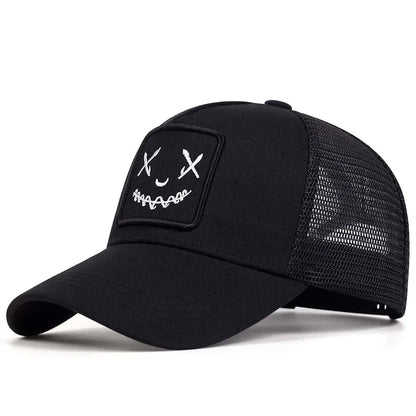 Unisex Ghost Face Embroidery Baseball Caps