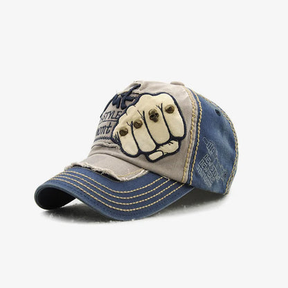 Fashion Baseball Cap For Men Women Rivet Letter Embroidery Unisex Soft Brim