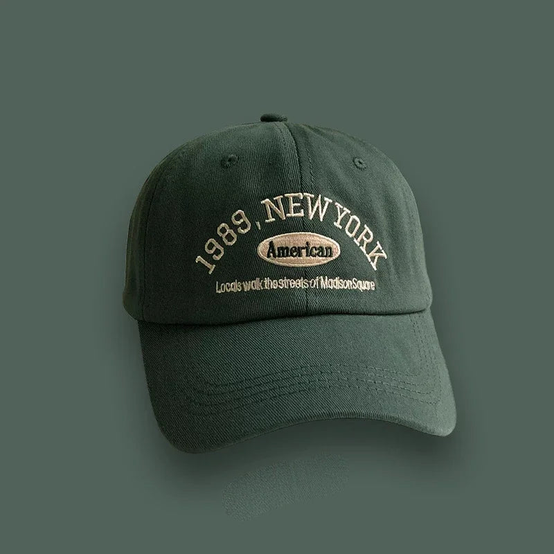 Embroidery 1989 New York Baseball Hats Washed Cotton Cap For Men Women