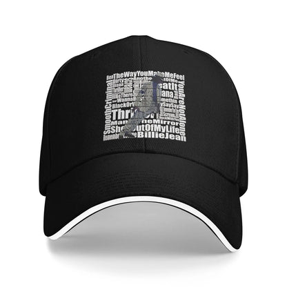 MJ Pop King Baseball Caps