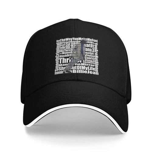 MJ Pop King Baseball Caps