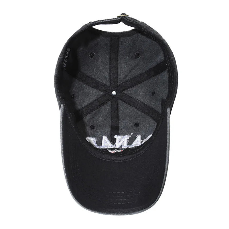 Men And Women Letters Fashion Trend Hat Canada Letters Baseball Cap Cotton