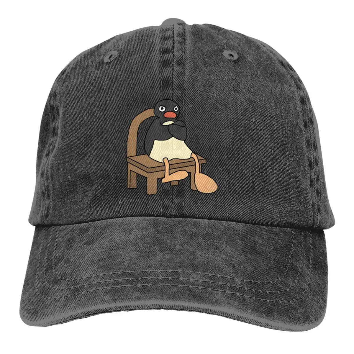 Pure Color Dad Hats Angry Pingu Women's Hat Sun Visor Baseball Caps Noot Pingu Pinga Penguin