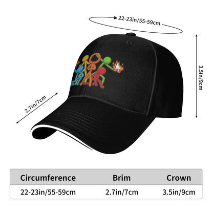 Baseball Cap Alan Becker Gaming Figting Kpop Rock