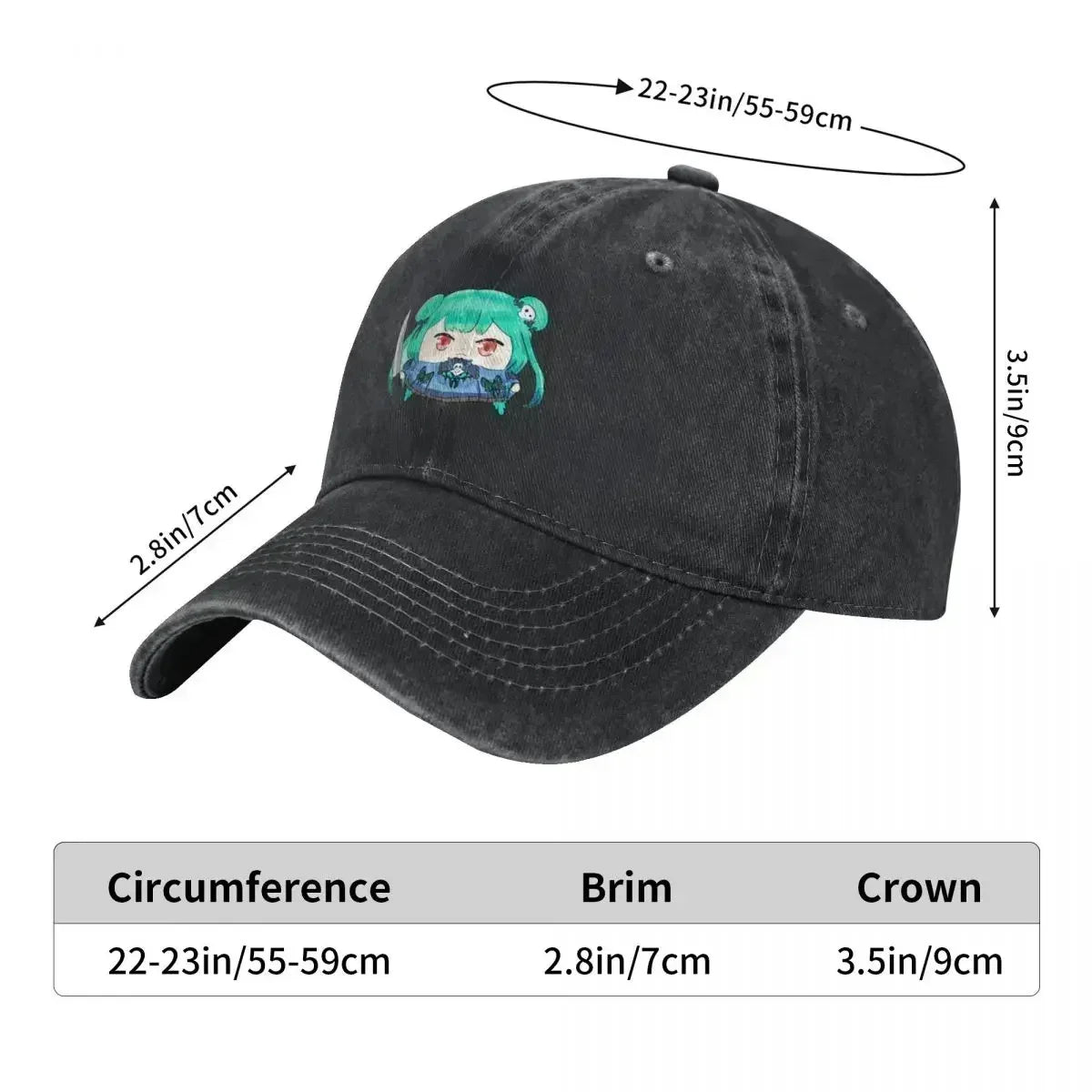 Uruha Rushia Baseball Cap