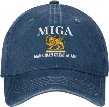 Miga Make Iran Great Again Usa Baseball Cap