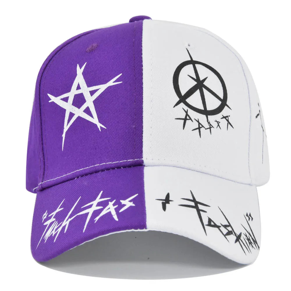Letter Baseball Cap Graffiti Sun Hip Hop Cap