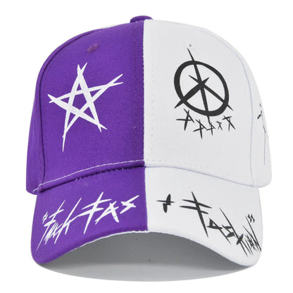 Letter Baseball Cap Graffiti Sun Hip Hop Cap