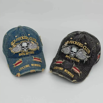 Embroidered 250th Anniversary Ripped Baseball Cap