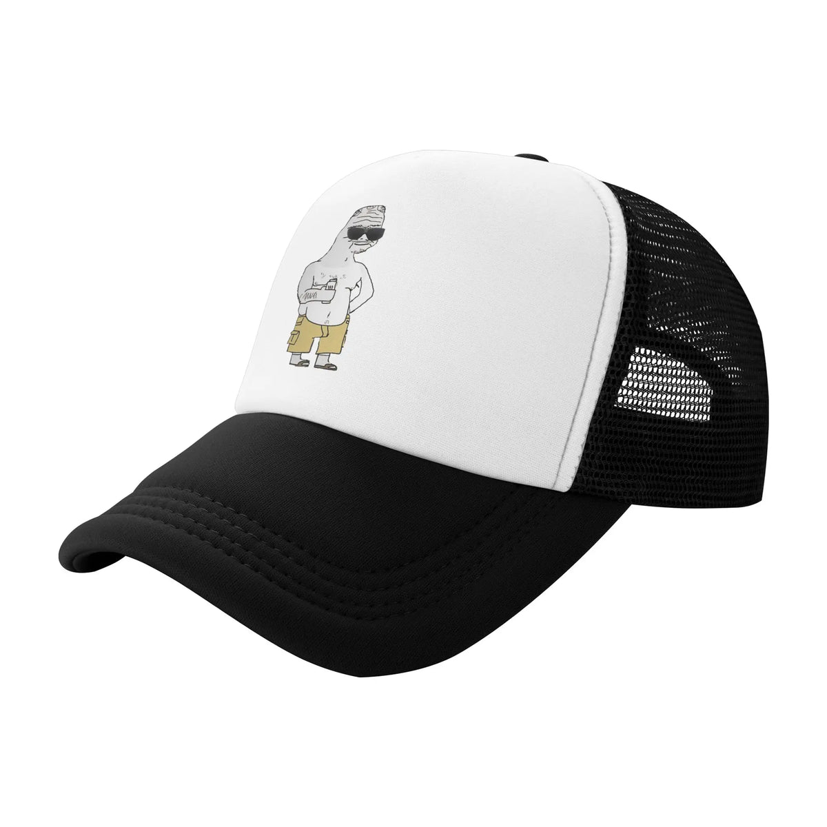 Funny Wojak Meme Boomer Trucker Hat Mesh Baseball Caps