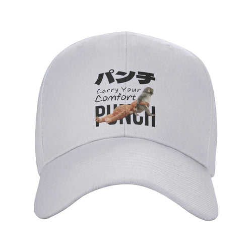 Sad Monkey Punch Meme With An Orange Toy Cap Baseball Cap For Men Women