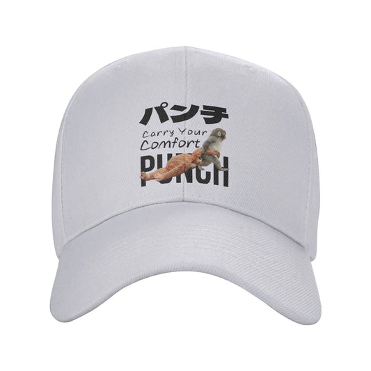 Sad Monkey Punch Meme With An Orange Toy Cap Baseball Cap For Men Women