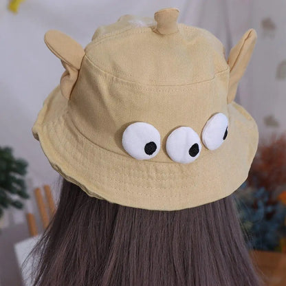 Funny Foldable Three Eyes Bucket Hats