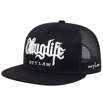 Fashion Fastball CAP ThugLife Embroidery HipHop Baseball Cap Snapback Hat