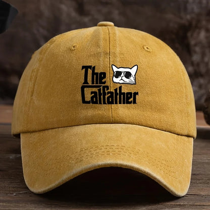 Alphabet Cat Fun Printed Baseball Hat